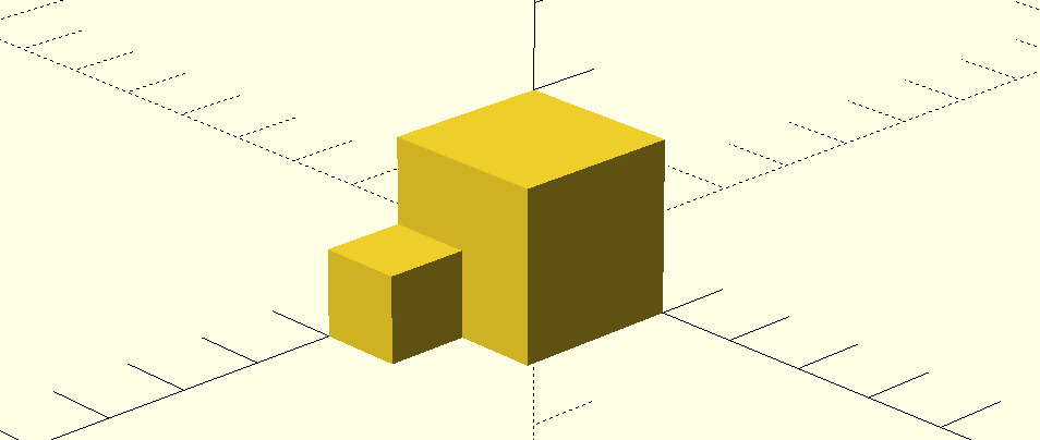 OpenSCAD: быстрый старт