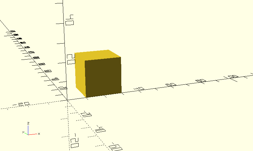 Модификаторы в OpenSCAD