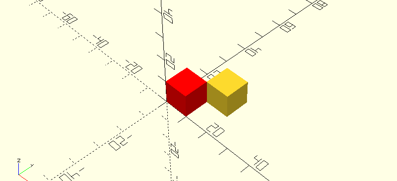 Модификаторы в OpenSCAD