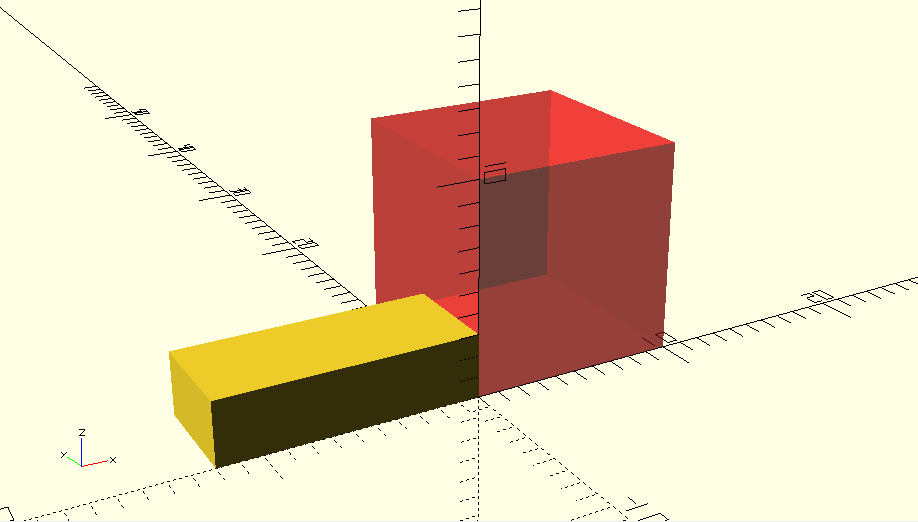 Модификаторы в OpenSCAD