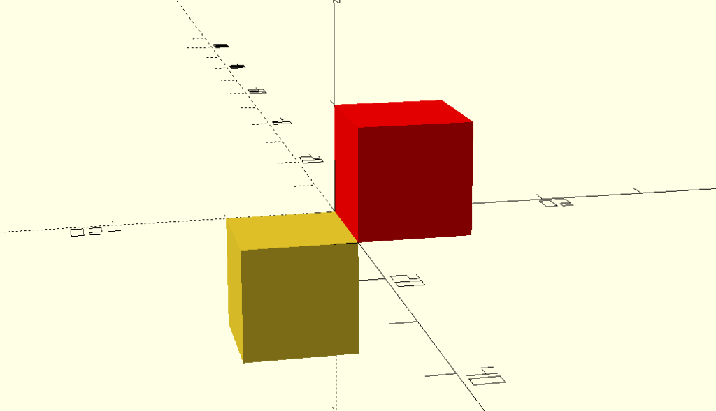 Модификаторы в OpenSCAD