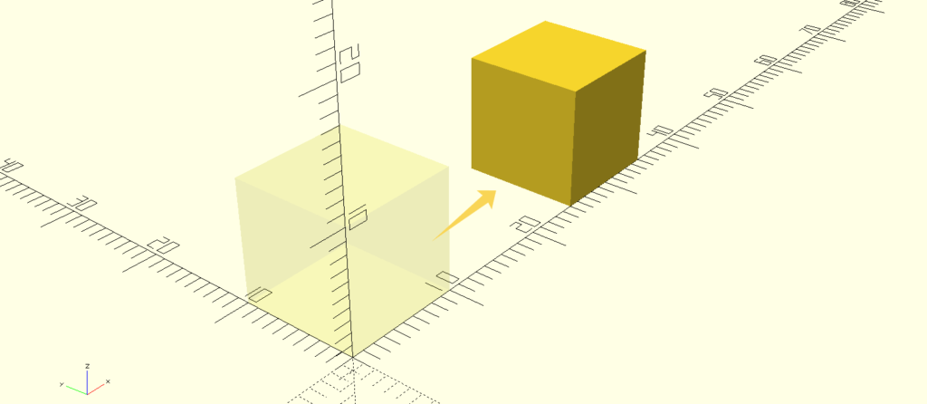 Модификаторы в OpenSCAD