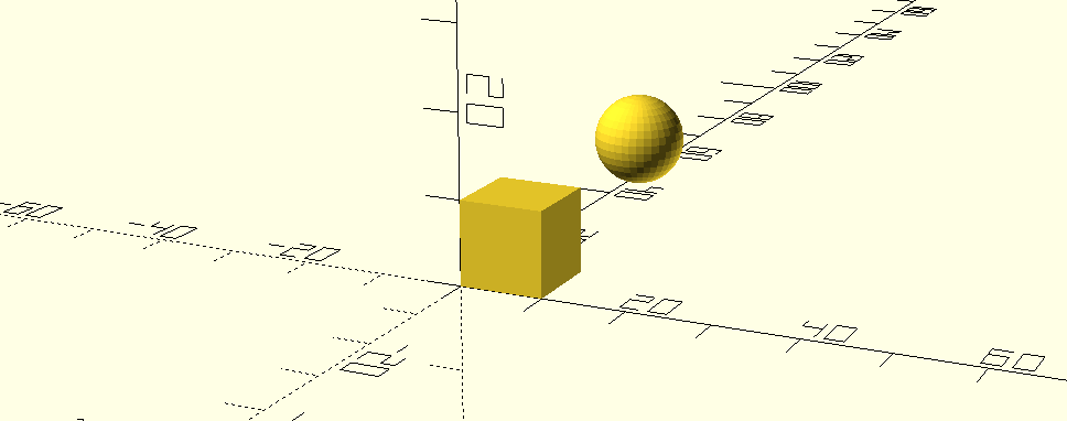 Модификаторы в OpenSCAD