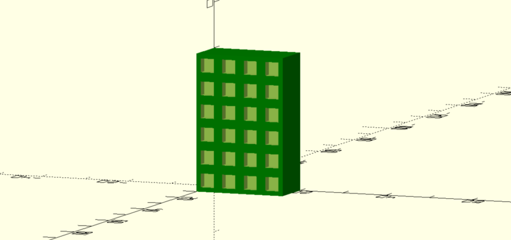 Команда или функция Cube в OpenSCAD
